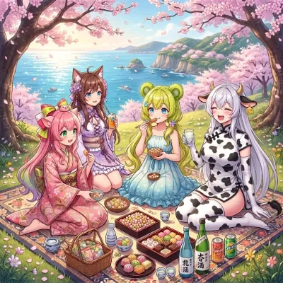 🧸「雛あられパーティー」の巻き🎎 🍘🌸🏝