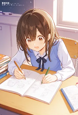 教室で夢を紡ぐ少女の日常