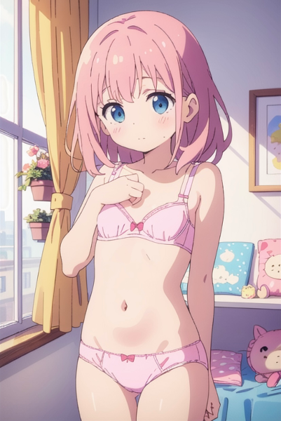 ピンクの下着☆