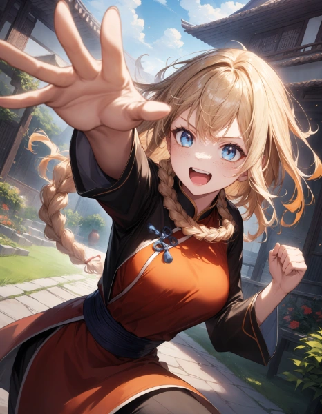 ブロンドソロ・朝の鍛錬