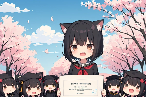 そつぎょーの別れは切ないニャ～(TOT)