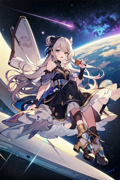 宇宙で戦禍に向かう私はココア