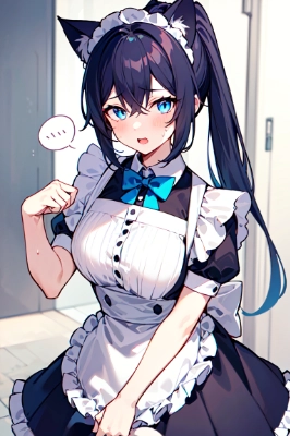 にゃ…にゃ〜ん？///