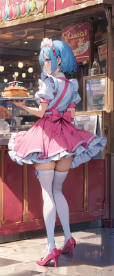 夕方のウエイトレスさん
