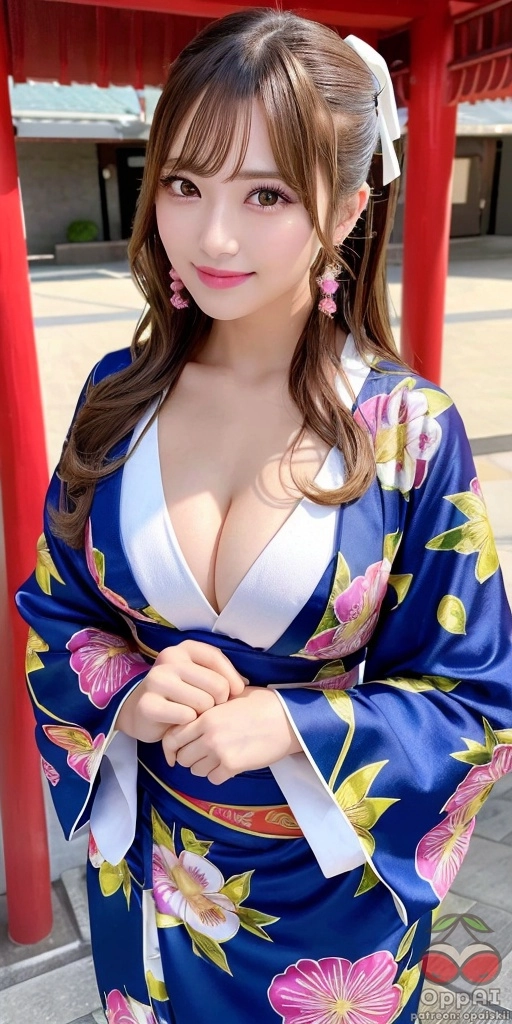 ショップ 浴衣 巨乳