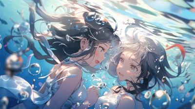 水の戯れ