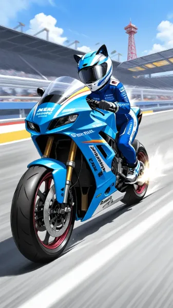 バイクレース(8月19日,バイクの日)