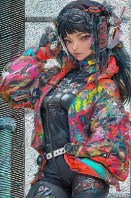 NYサイバーパンキーガール