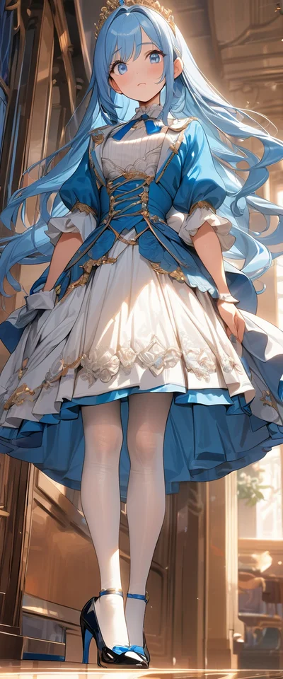 お出かけ前のお姫様