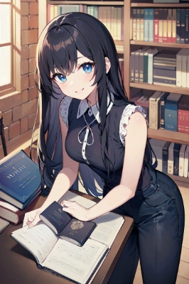 お勉強…きみに教えて貰いたいかなー……なんてね？