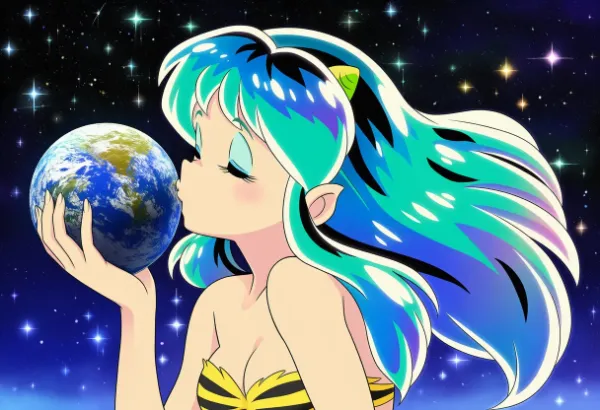 うる星やつら【ラム】×宇宙と地球な画像
