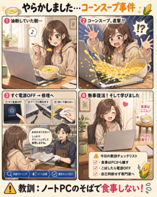 3万円のコーンスープ ～油断大敵～
