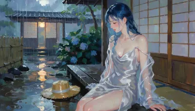 落ちた麦わらの晩夏