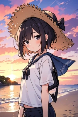 麦わら帽子１