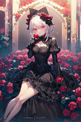 薔薇に揺蕩う