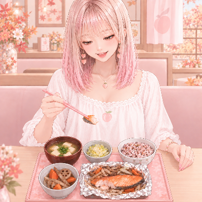 9/27 ランチ/キャプ欄（ピーチちゃん）