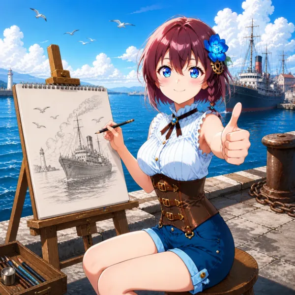 上手に描けた