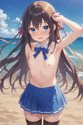 上裸の女の子見るだけ