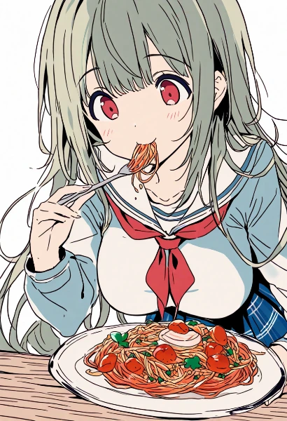 パスタ大好きっ子ちゃん