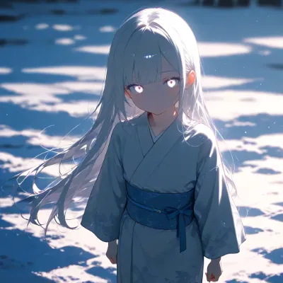 The Snow That Watches / 見上げる雪影