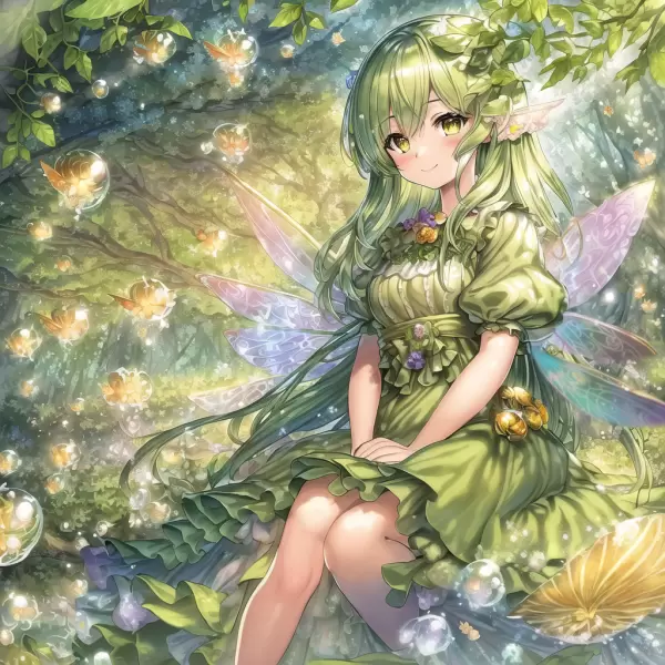 新たな命の芽吹き（サムネ妖精ちゃんの羽根つき版）