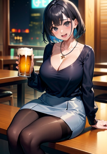 蒸し暑いからビールのんですっきりしましょ！