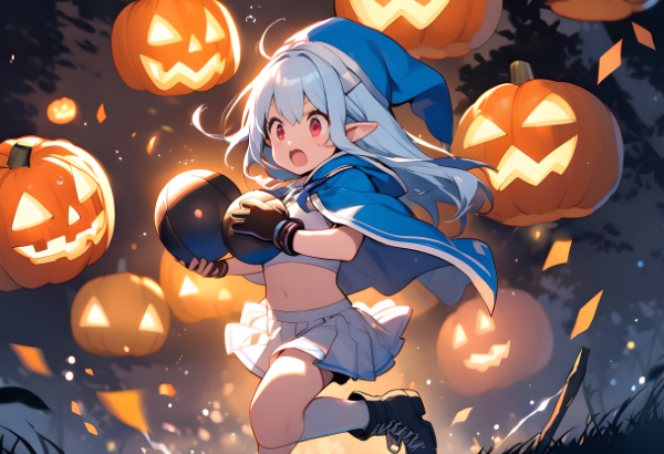 ミリシラ様の異世界百景その3「妖精の森（ハロウィンver.）」