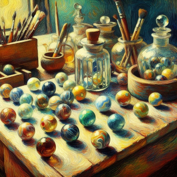 ビー玉のある風景