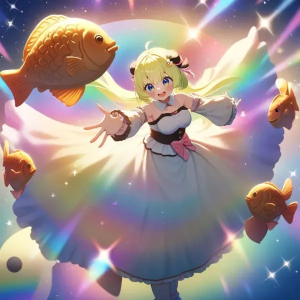 たい焼きと泳ぐ空