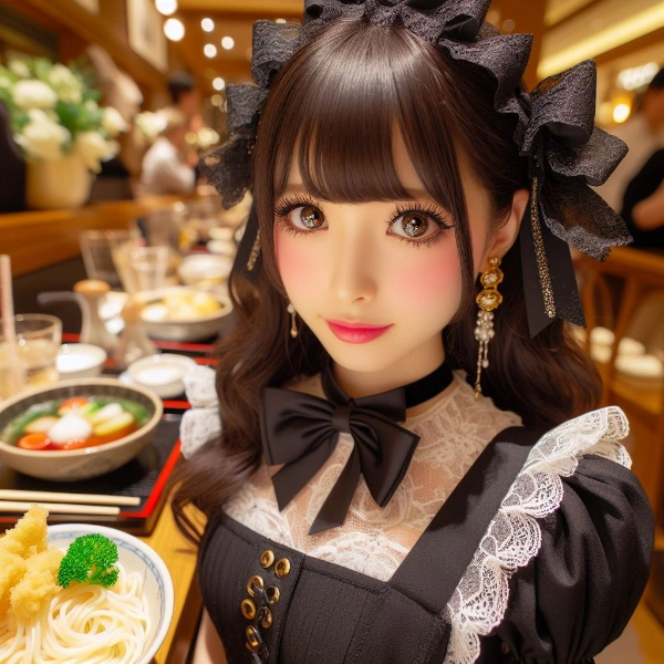 年越しそばを頂きに