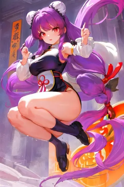 チャイナガール、飛ぶ