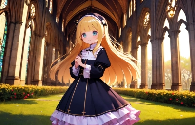 教会と少女