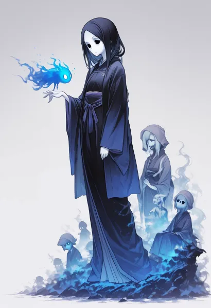 青い炎の導き手と魂の集い