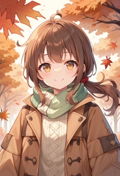 秋コーデ幼馴染