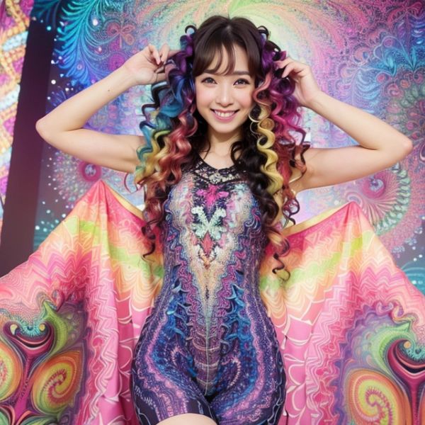 α-L-フコシダーゼ ちゃん ： はたらくこうそ はたらく酵素 こうそフレンズ 酵素フレンズ with Stable Diffusion