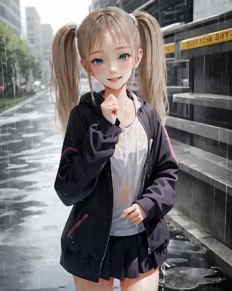 突然の雨