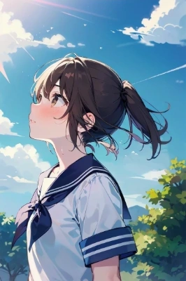 青