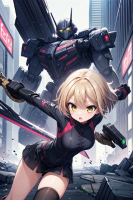 戦う少女