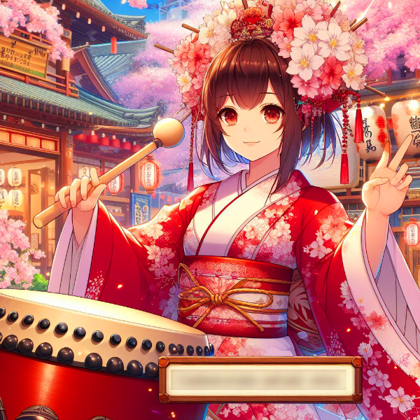 ちんどん屋な女の子と男性＊(8枚)