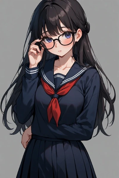 メガネ越しの秘密の告白