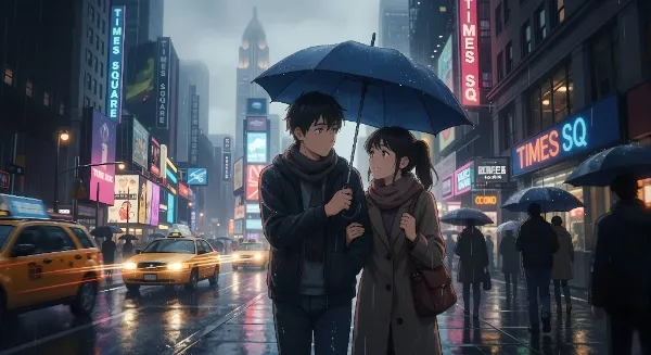 雨でも二人なら