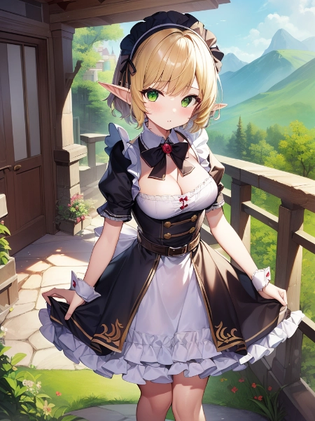 新人のメイドエルフちゃん