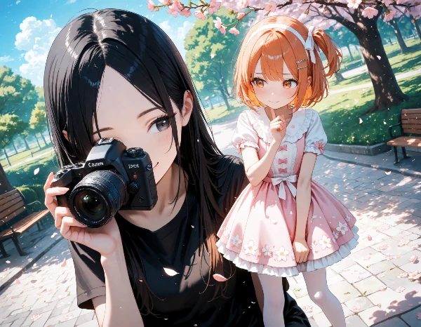 いくらと花音・撮影
