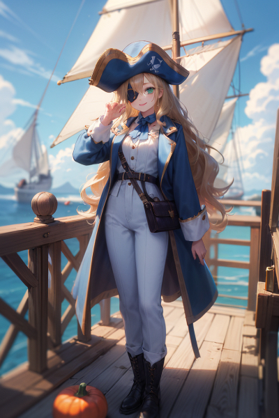 眼帯をしたお嬢さま（じつは海賊の頭）其之二