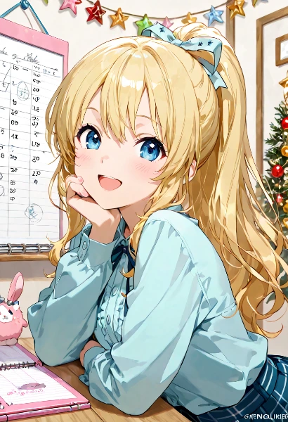 クリスマス前の秘密の勉強タイム