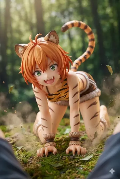 トラ娘（元気っ子 × 牙）