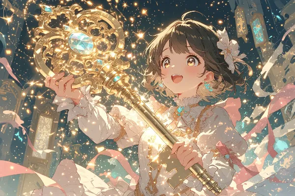 輝く鍵が導く夢の扉