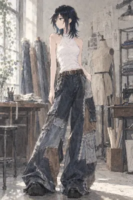 アトリエにて