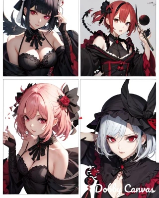 悪魔美女