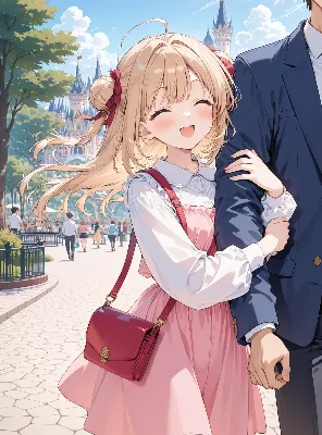 夢の城で甘いデート